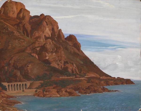 View Of Anthéor by Alexander Evgenievich Yakovlev