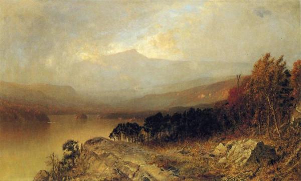Autumn Landscape by Alexander Helwig Wyant