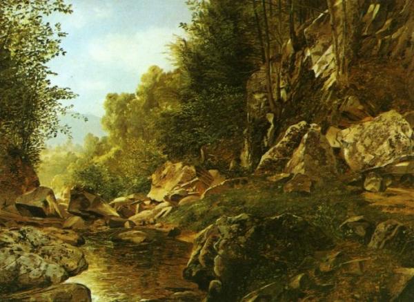 In The Catskills by Alexander Helwig Wyant