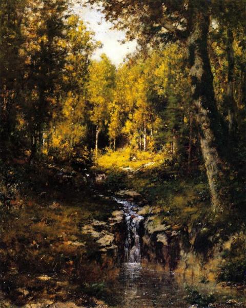 Pool In The Woods by Alexander Helwig Wyant