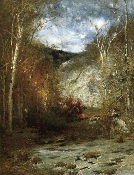 Rocky Ledge, Adirondacks by Alexander Helwig Wyant