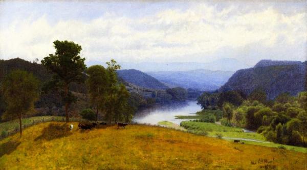 Sunset In The Hills by Alexander Helwig Wyant