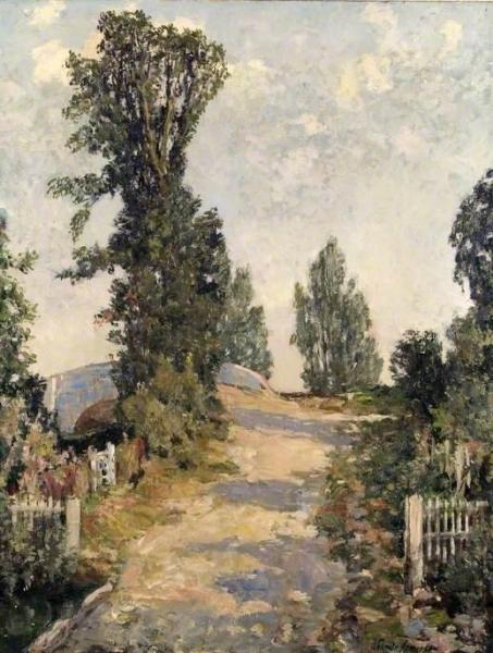 A Lane In Marsworth, Buckinghamshire by Alexander Jamieson Oil Painting Reproductions