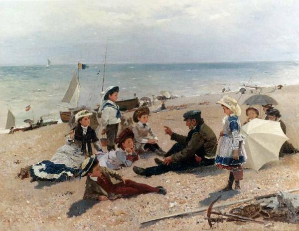 A Summer's Tale by Alexander Mark Rossi Oil Painting Reproductions