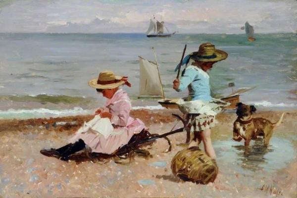 Children At Play by Alexander Mark Rossi