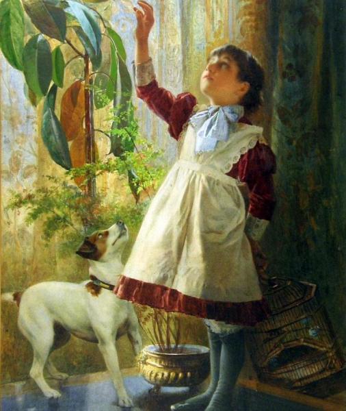 The Little Rebel by Alexander Mark Rossi Oil Painting Reproductions