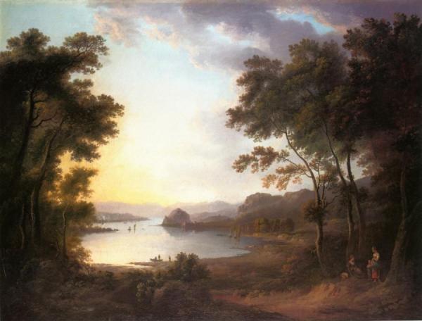 Dumbarton, On The Clyde by Alexander Nasmyth Oil Painting Reproductions