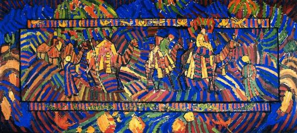 Alexander Nikolaevich Volkov Caravan Of Camels