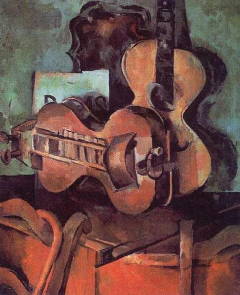 Still Life With Bandura by Alexander Osmerkin