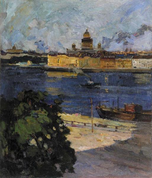 View From The Window Of The Academy Of Fine Arts by Alexander Osmerkin