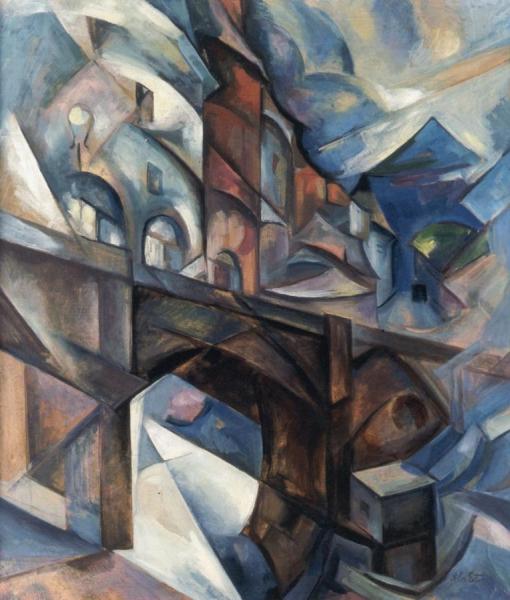 Le Pont De Sèvres Et Les Hauteurs De Meudon by Alexandra Exter