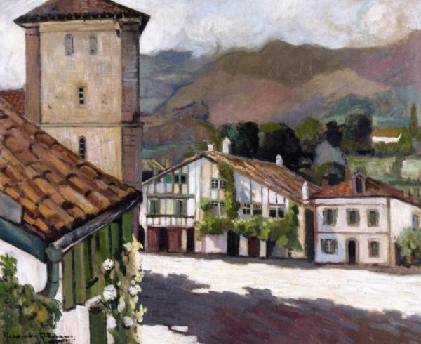 Basque Village by Alexandre Altmann Oil Painting Reproductions