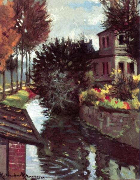 Houses By The River by Alexandre Altmann