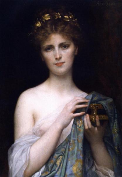 Christina Nilsson As Pandora by Alexandre Cabanel
