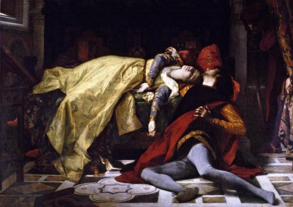 Death Of Francesca Da Rimini And Paolo Malatesta by Alexandre Cabanel