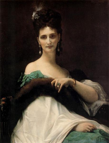 La Comtesse De Keller by Alexandre Cabanel Oil Painting Reproductions