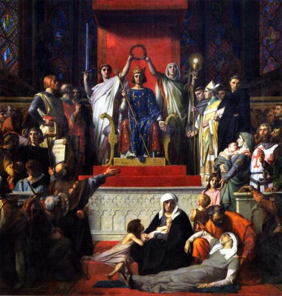 The Glorification Of St. Louis by Alexandre Cabanel