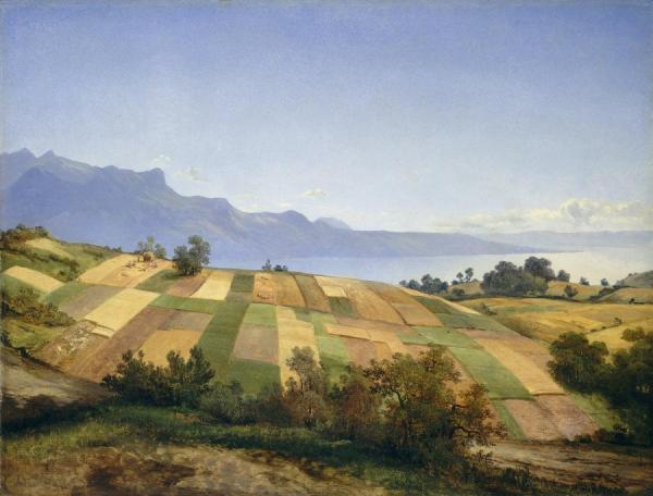 Swiss Landscape,1830 by Alexandre Calame