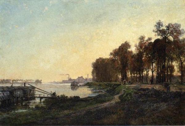 Alexandre-rene Vernon Beside The River