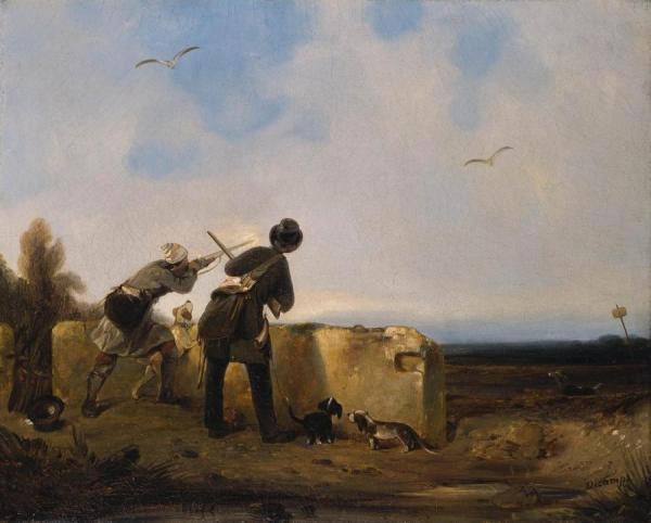 Hunting Scene by Alexandre