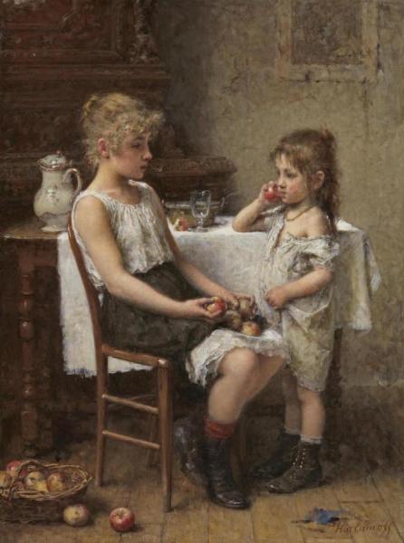 Choosing Apples by Alexei Harlamoff