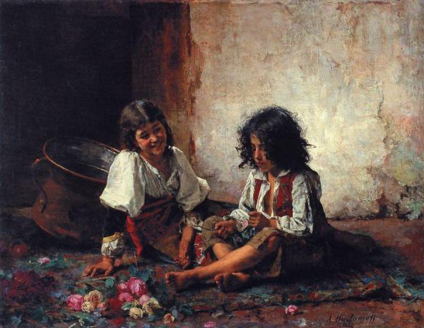 Italian Girls by Alexei Harlamoff