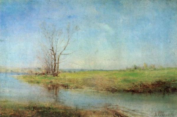 Spring by Alexei Kondratevich Savrasov