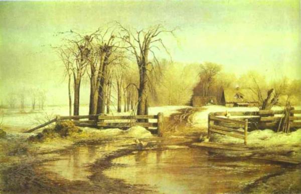 Spring Day by Alexei Kondratevich Savrasov