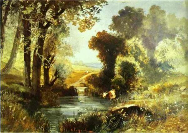 Summer Landscape by Alexei Kondratevich Savrasov