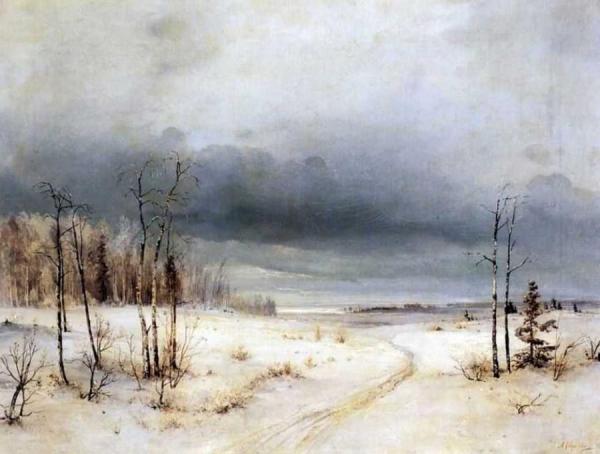 Winter by Alexei Kondratevich Savrasov