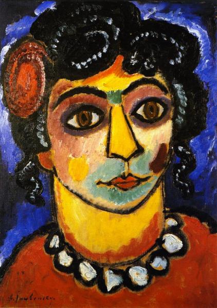 Asian Woman by Alexej Von Jawlensky