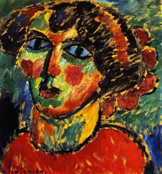 Bacchante by Alexej Von Jawlensky