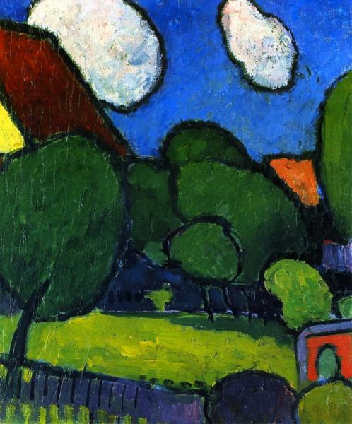 Big Clouds, Big Trees by Alexej Von Jawlensky