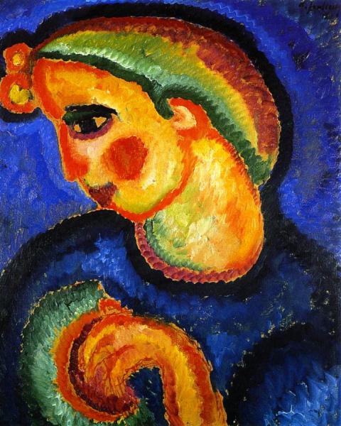 Blue Enamel by Alexej Von Jawlensky