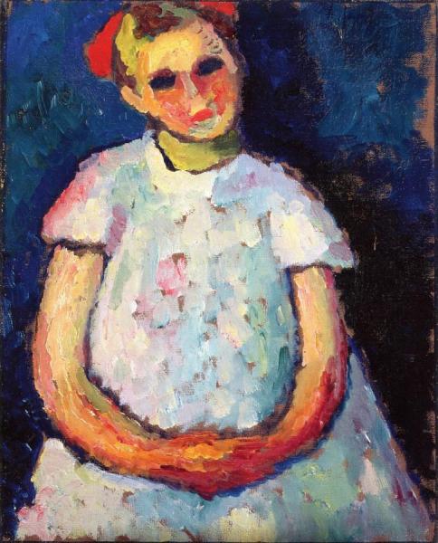 Child With Folded Hands by Alexej Von Jawlensky