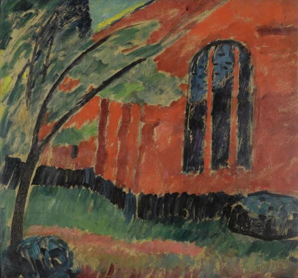 Church In Prerow by Alexej Von Jawlensky