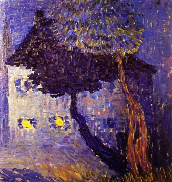 Cottage In The Woods by Alexej Von Jawlensky