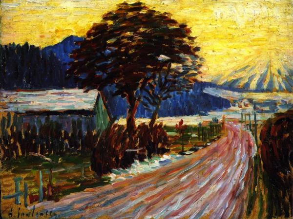 Alexej Von Jawlensky Country Road In Füssen