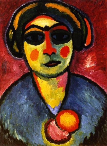 Dark Eyes by Alexej Von Jawlensky Oil Painting Reproductions