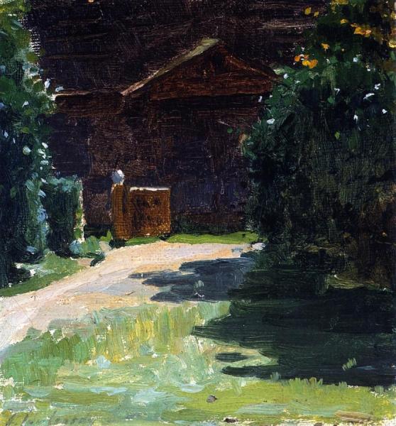 Entrance To Ansbaki by Alexej Von Jawlensky