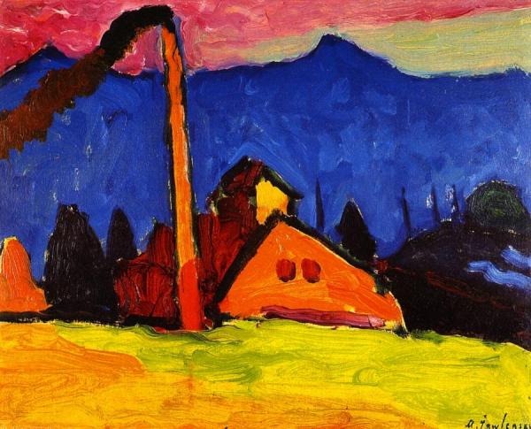 Alexej Von Jawlensky Factory At Oberau