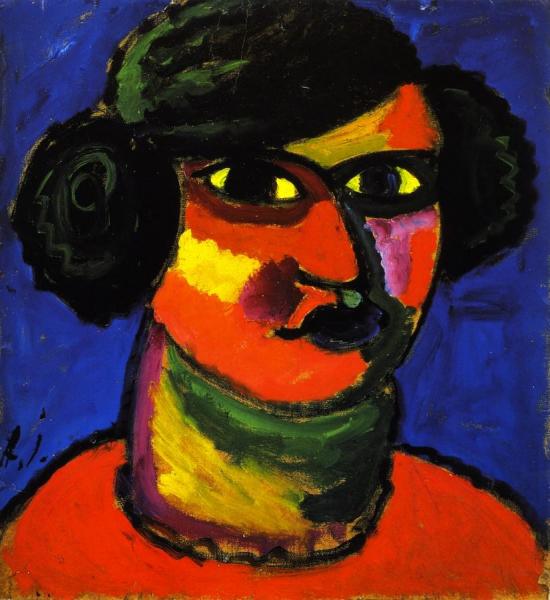 Fiery Head by Alexej Von Jawlensky
