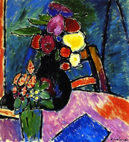 Floral Still Life by Alexej Von Jawlensky