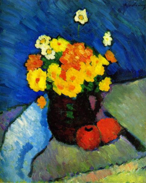 Floral Still Life by Alexej Von Jawlensky