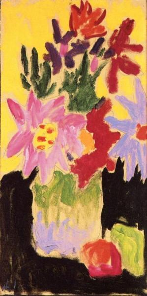 Floral Still Life by Alexej Von Jawlensky Oil Painting Reproductions
