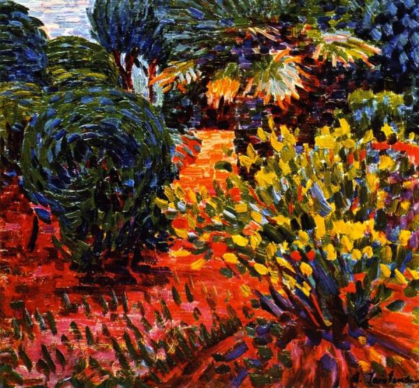 Garden At Carantec by Alexej Von Jawlensky