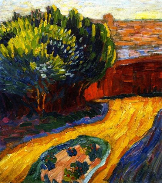 Garden Path In Carantec by Alexej Von Jawlensky