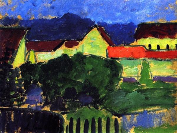 Green Houses by Alexej Von Jawlensky