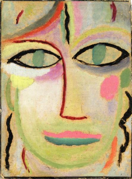 Head Of A Woman by Alexej Von Jawlensky