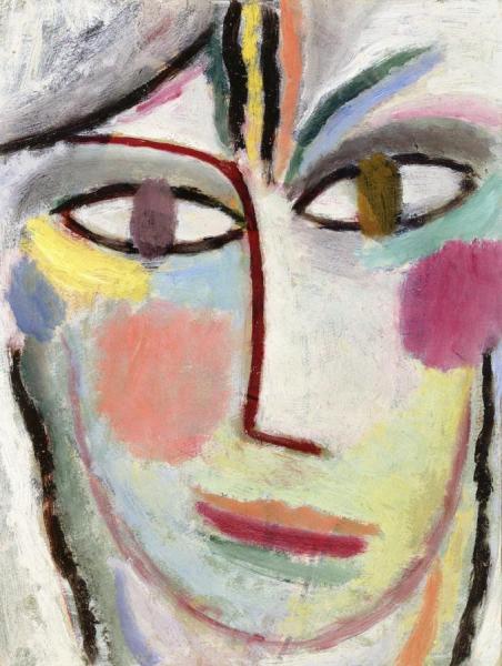 Head Of A Woman, Femina by Alexej Von Jawlensky